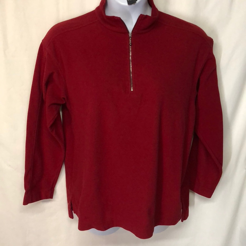 Patagonia Women’s Large Micro D-Luxe Fleece Red